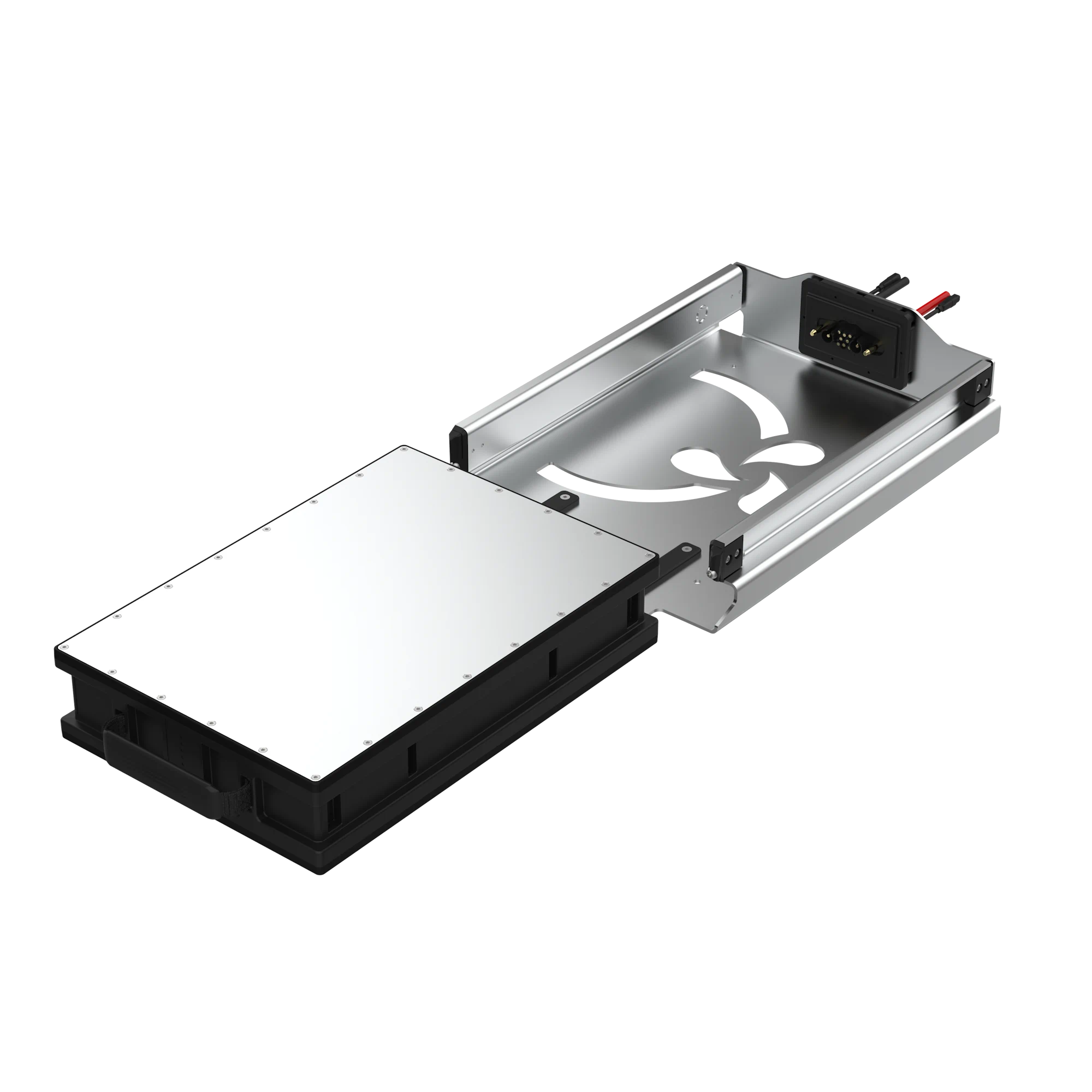 Rack et batterie TEMO 2,3 kWh