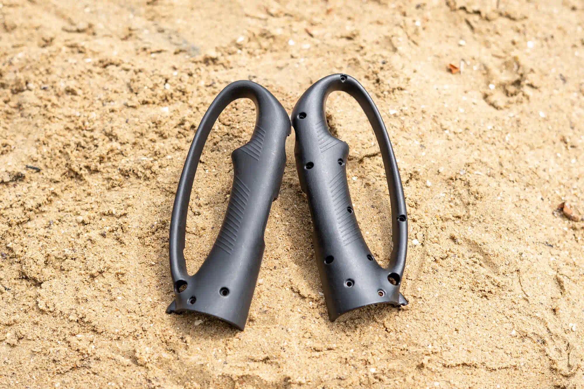 Vue extérieur de la poignée pour le moteur électrique TEMO·450.