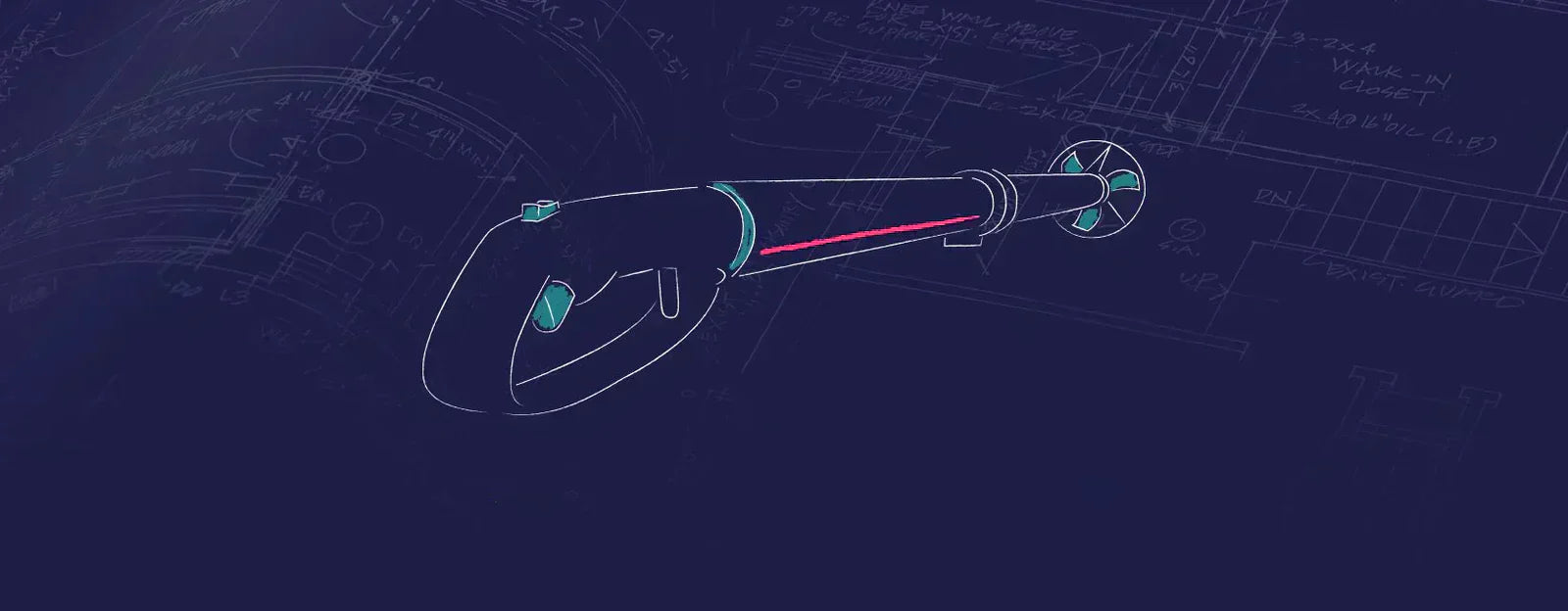Illustration of the TEMO·450 electric outboard handle