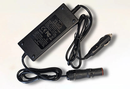 Chargeur TEMO·1000 en 12 V prise allume-cigare.