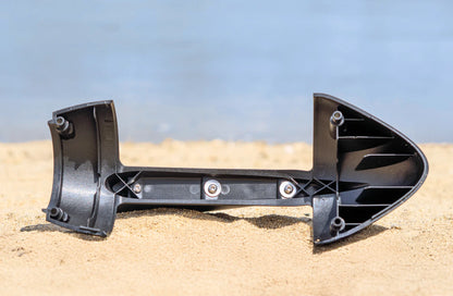 Vue dessous pièce détachée quille complète de hors-bord TEMO·1000.