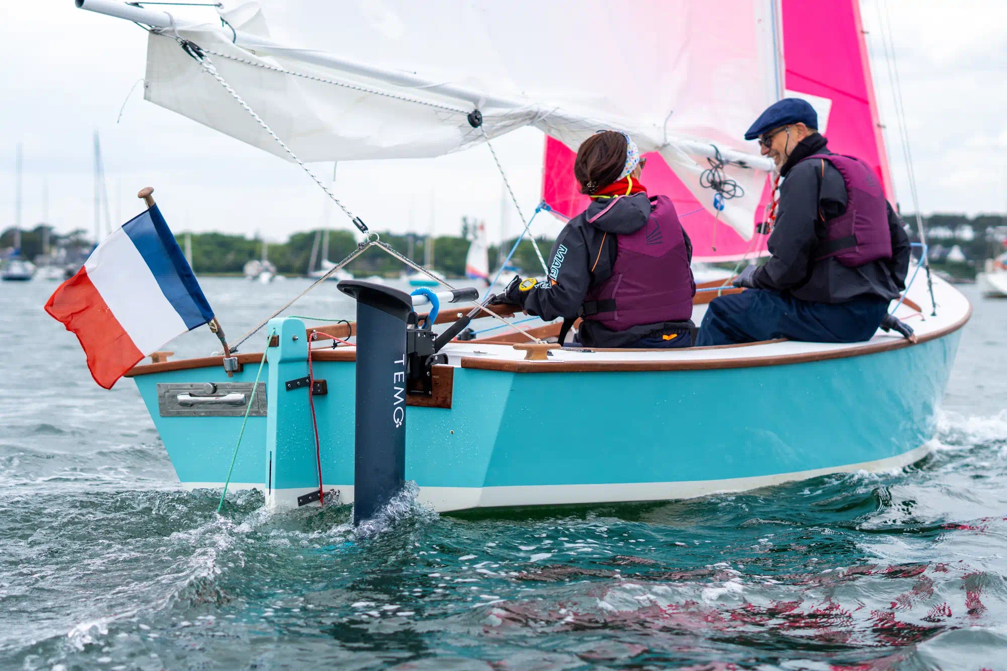 Day boat Gazelle équipé d'un moteur électrique TEMO·1000