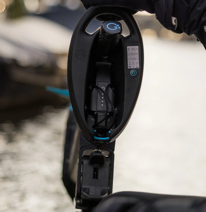 Close-up of the screen cover of the TEMO·1000 motor