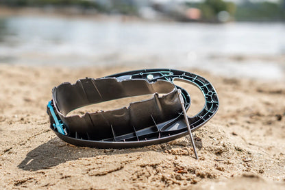 Bottom view of the spare display cover for the TEMO·1000 outboard motor